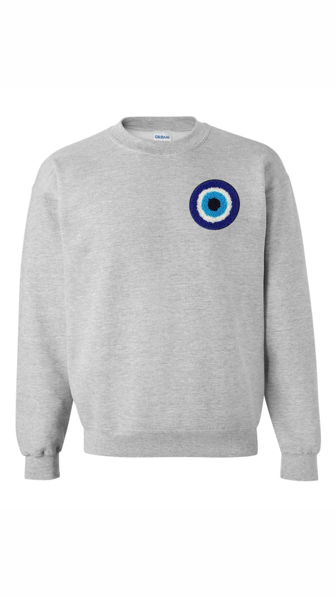 Mati Mati Plush Adult Crewneck Sweater (Grey)