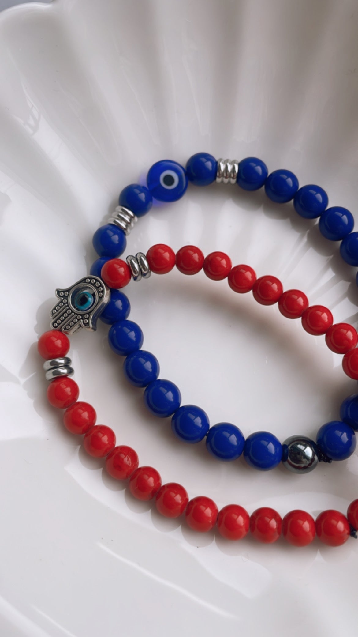 Hamsa Red Jade Bracelet