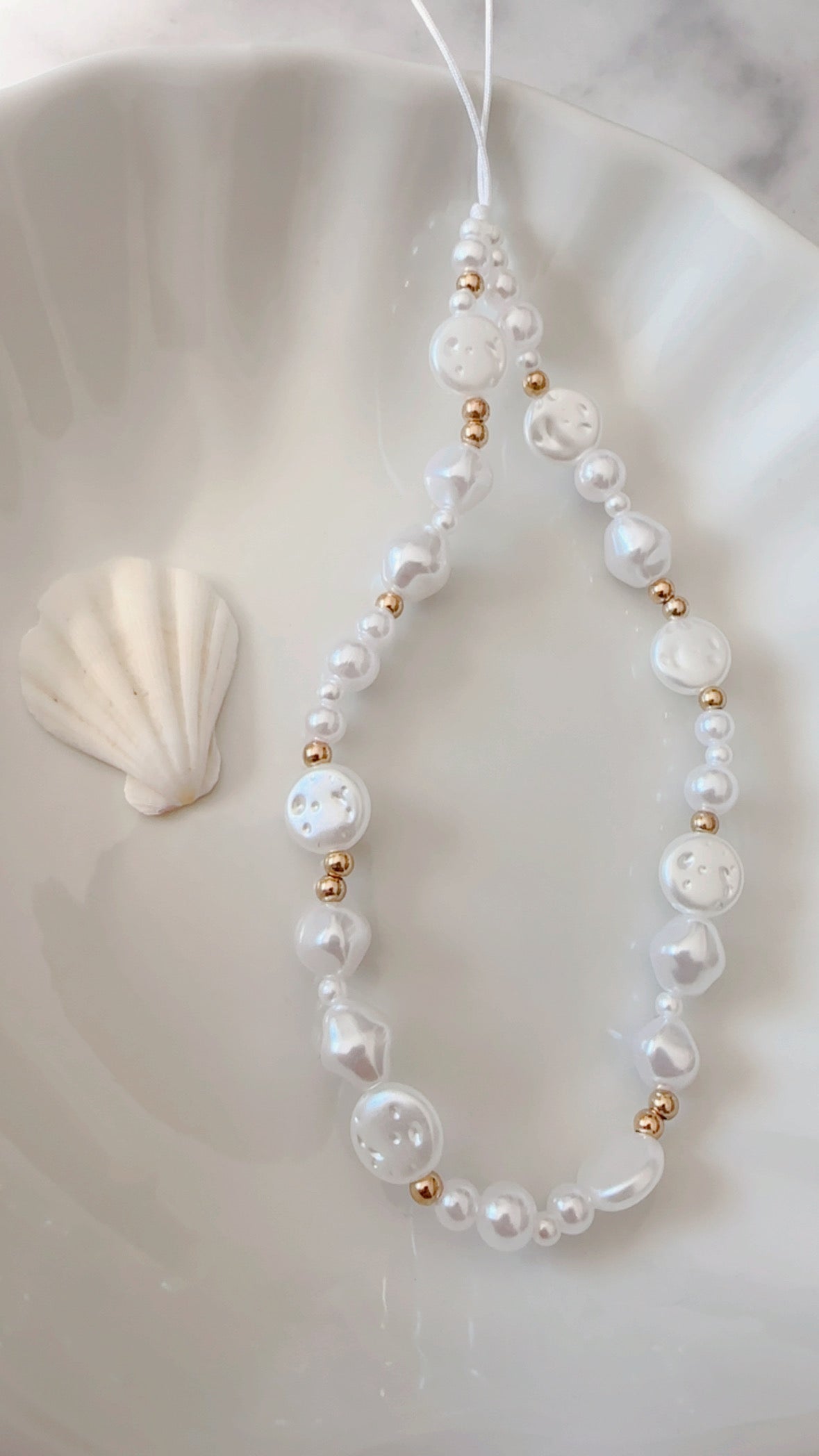 Pearl Phone Charm