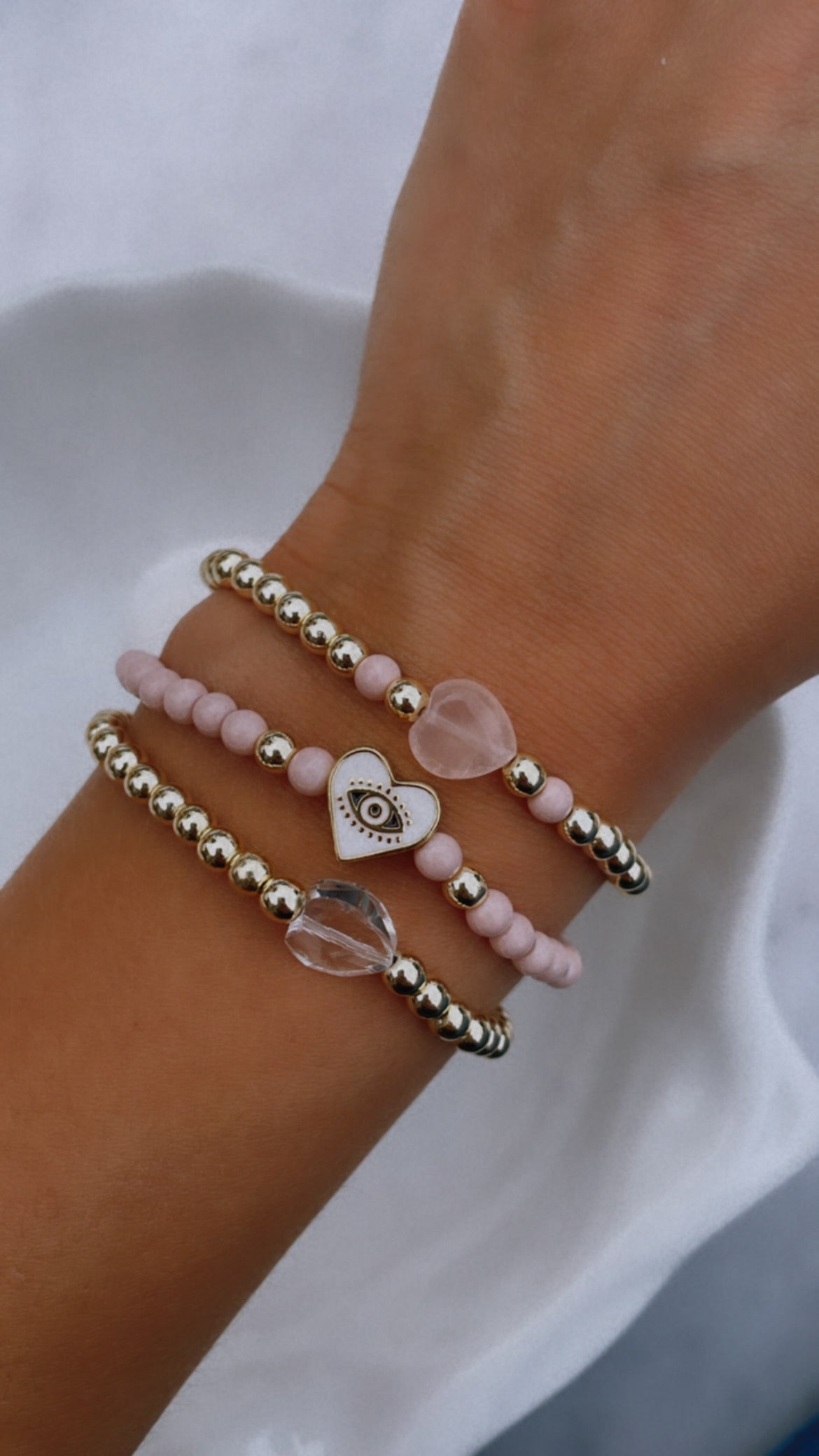 Bracelet Coeur En Cristal