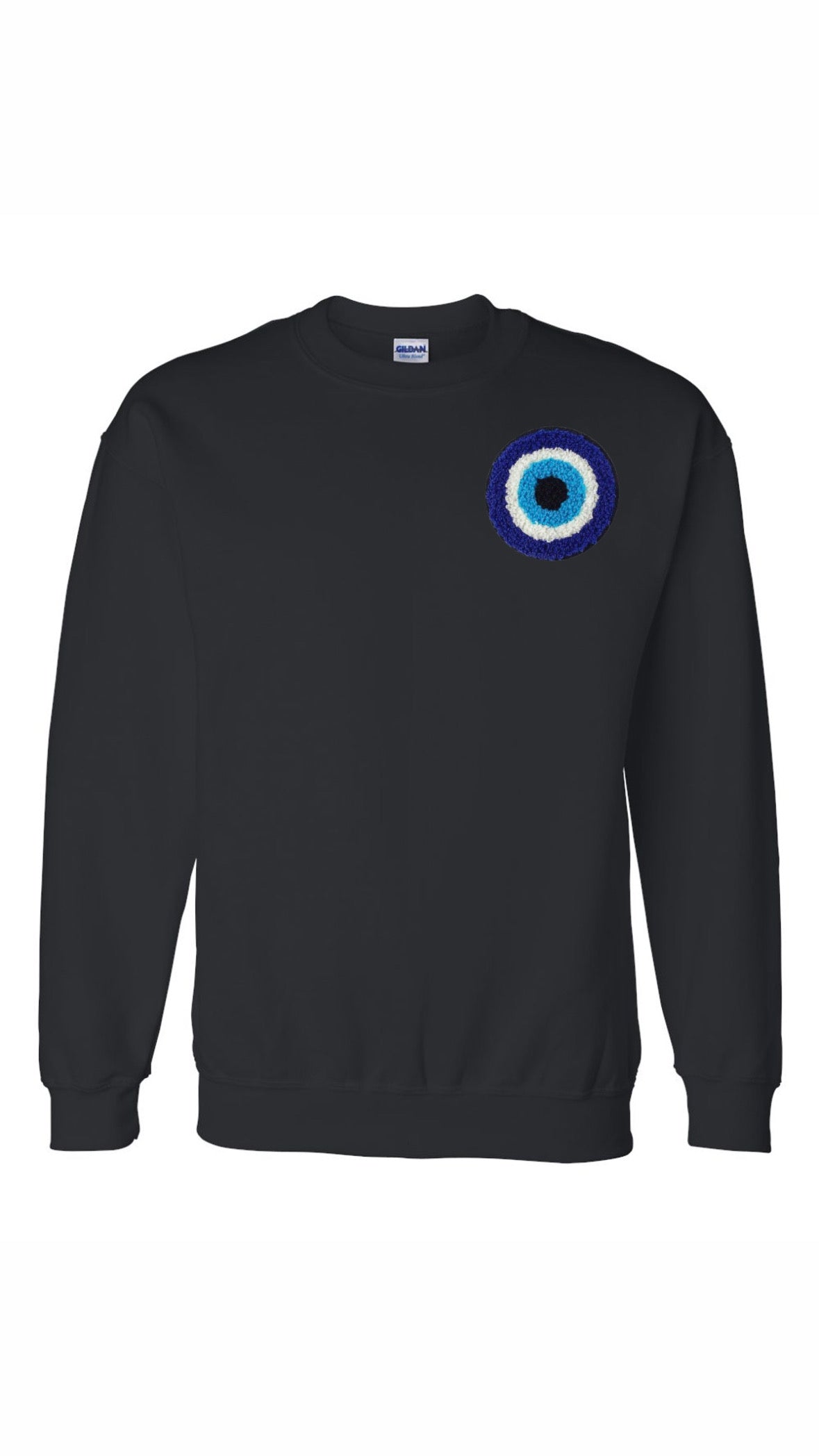 Mati Mati Plush Adult Crewneck Sweater (Black)