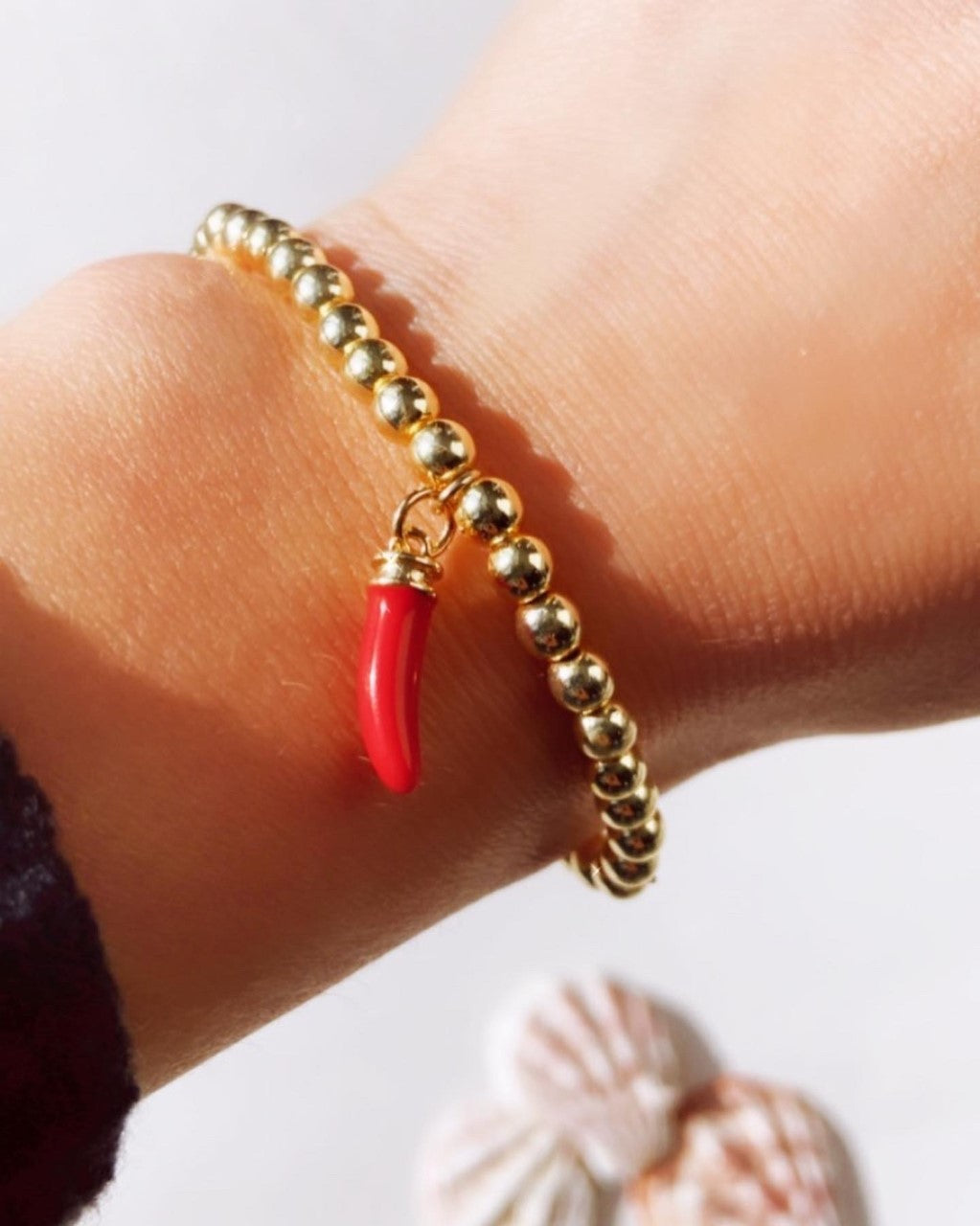 Gold Cornicello Bracelet