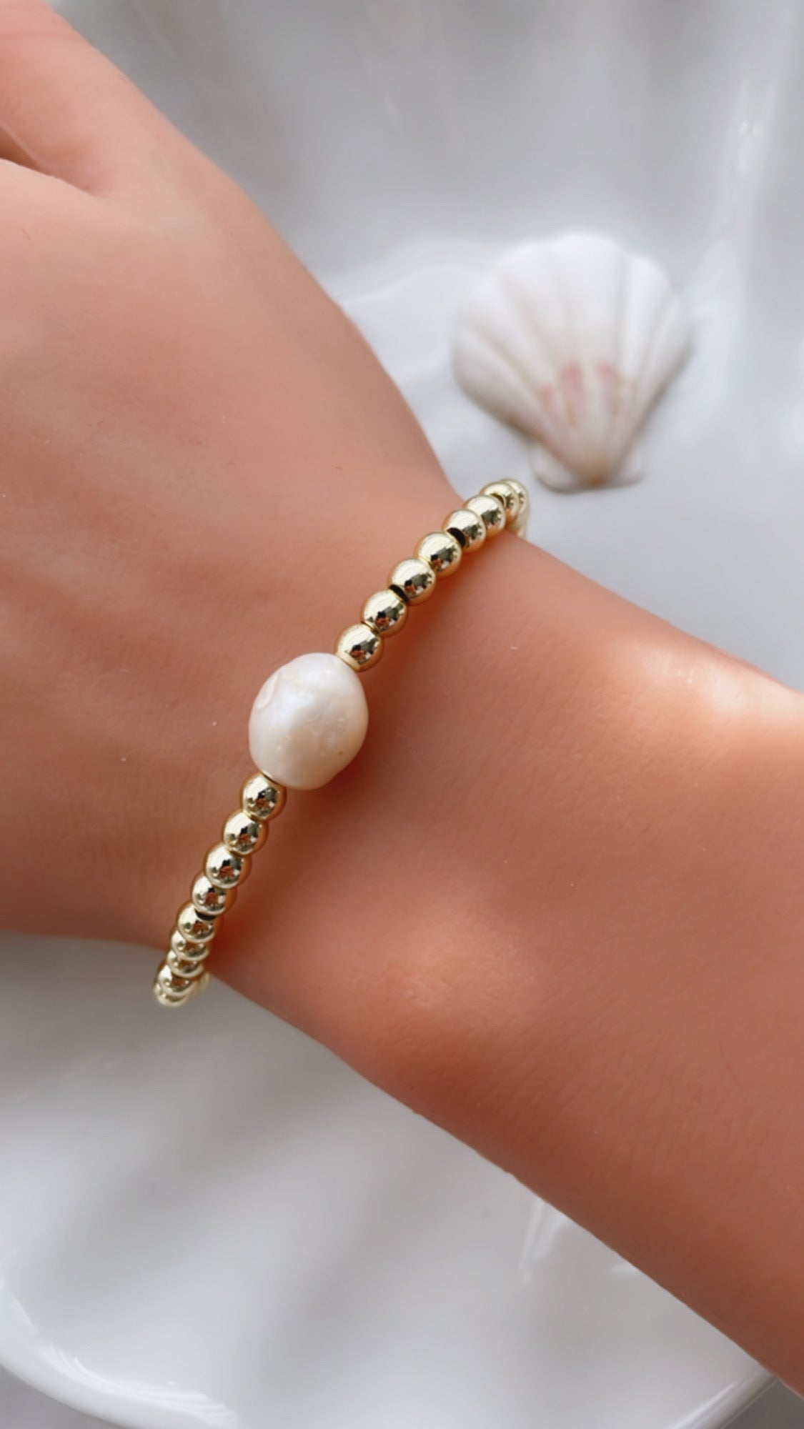 Perla Bracelet (Silver/Gold Color)