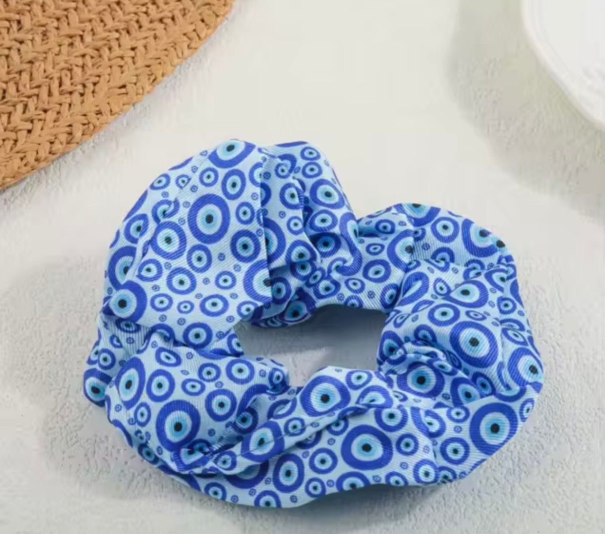 Mati Mati Scrunchie - Blue Mini Eyes