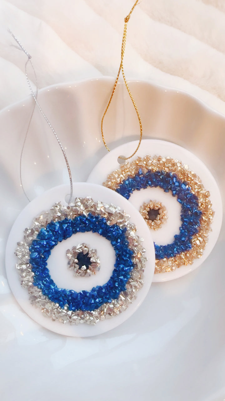 Ceramic Evil Eye Handmade Ornament