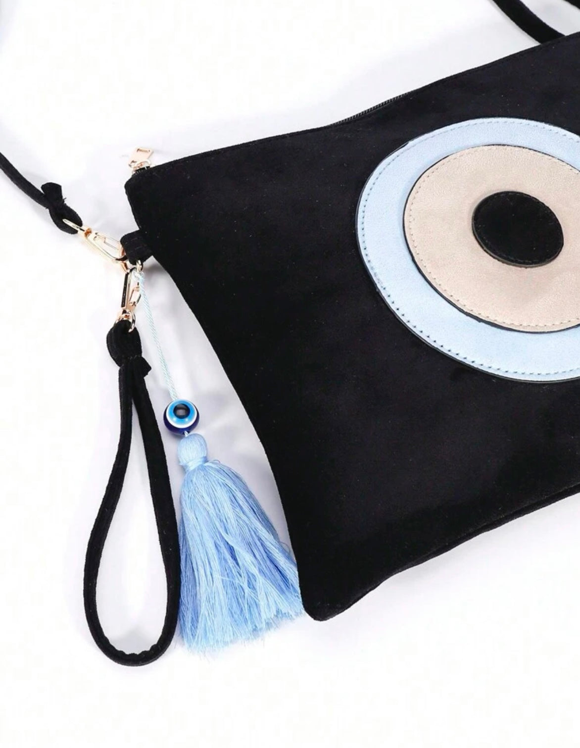 Evil Eye Crossbody Bag (Black)