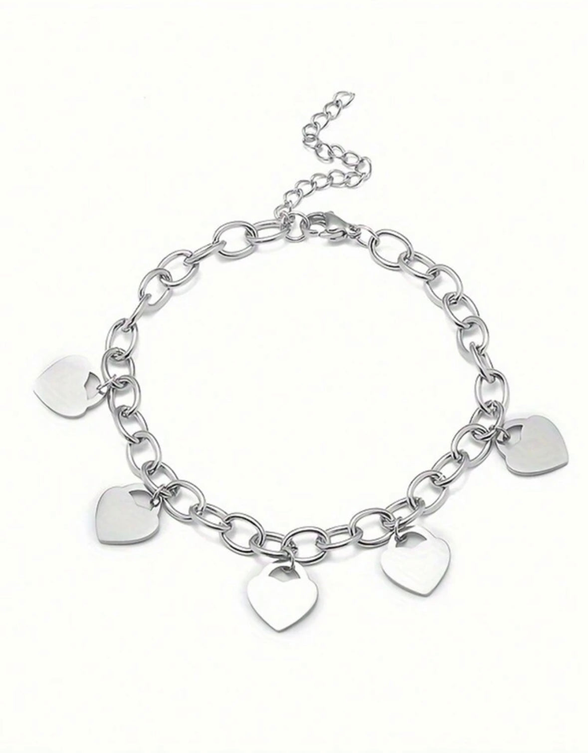 Custom Charm Heart Bracelet