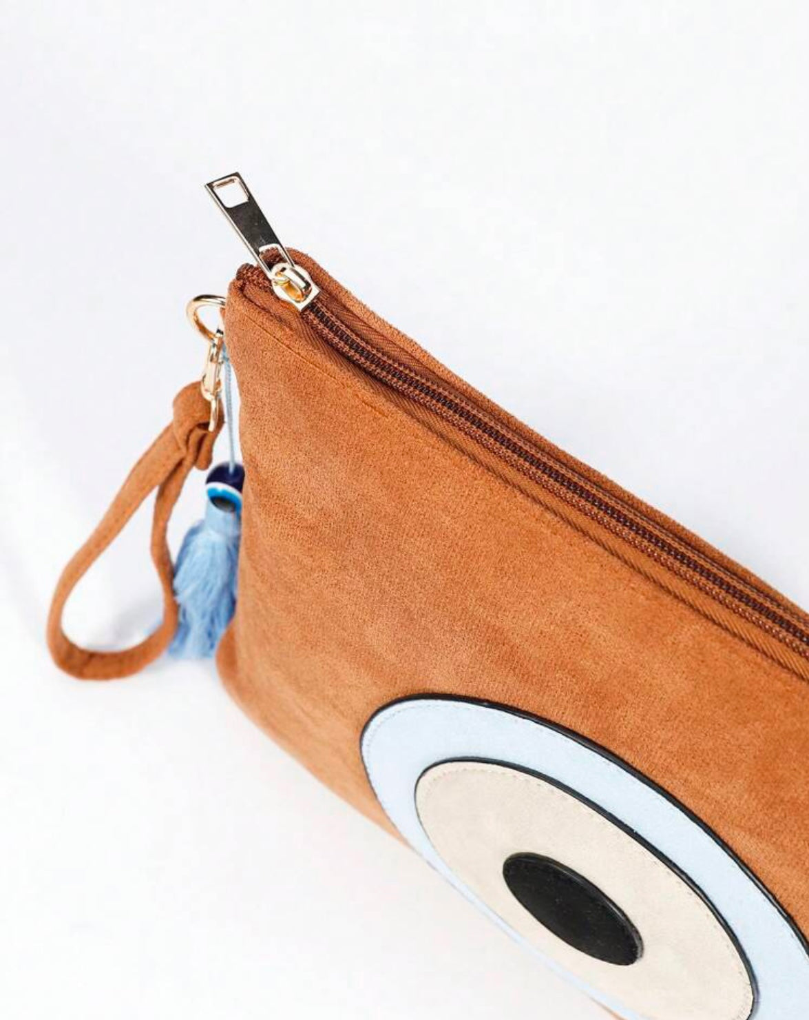 Evil Eye Crossbody Bag (Tan)
