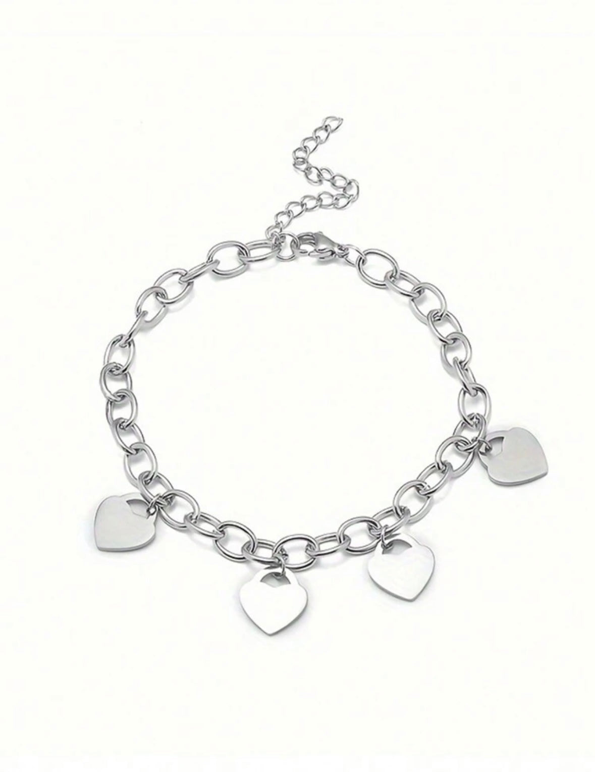 Custom Charm Heart Bracelet