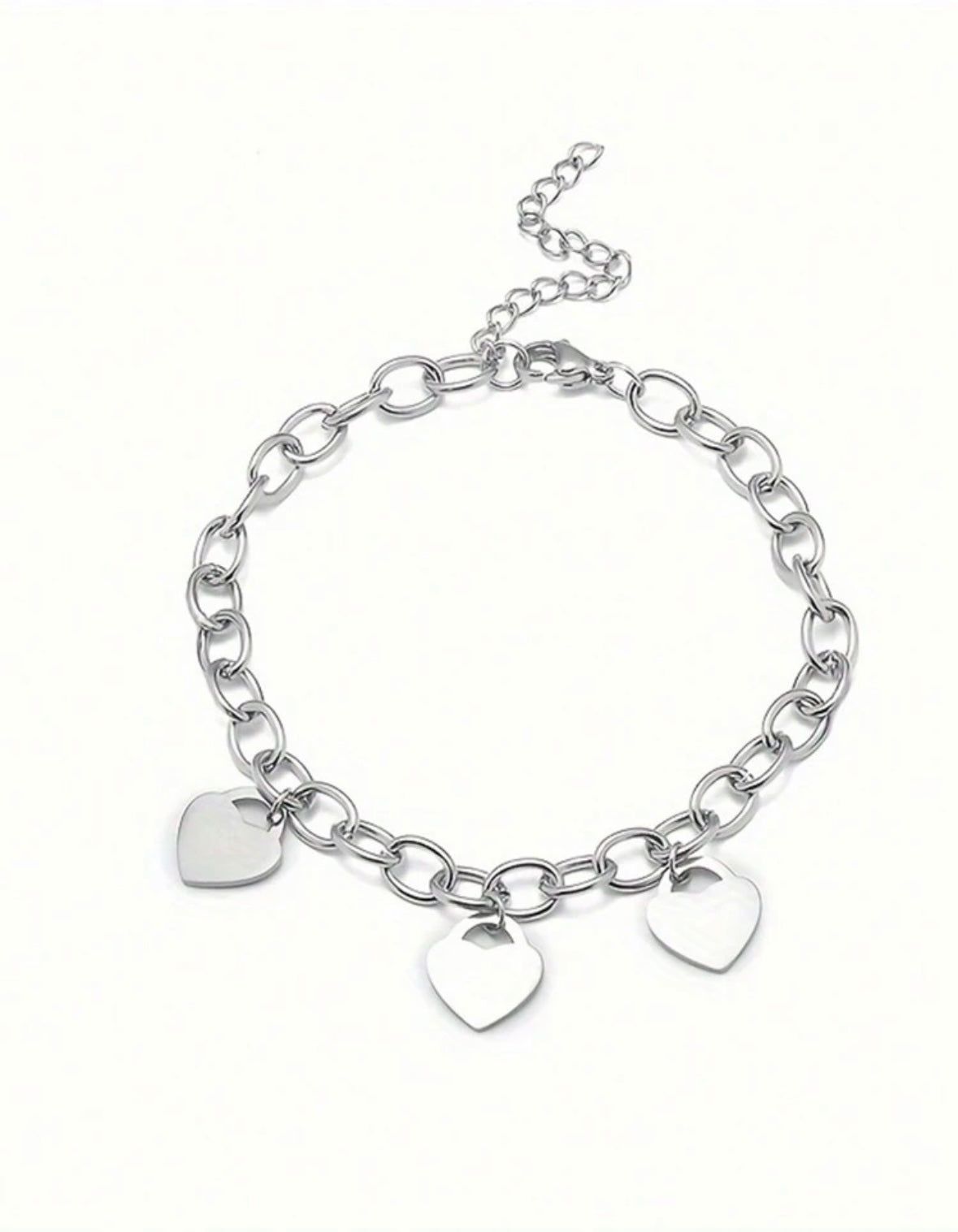 Custom Charm Heart Bracelet