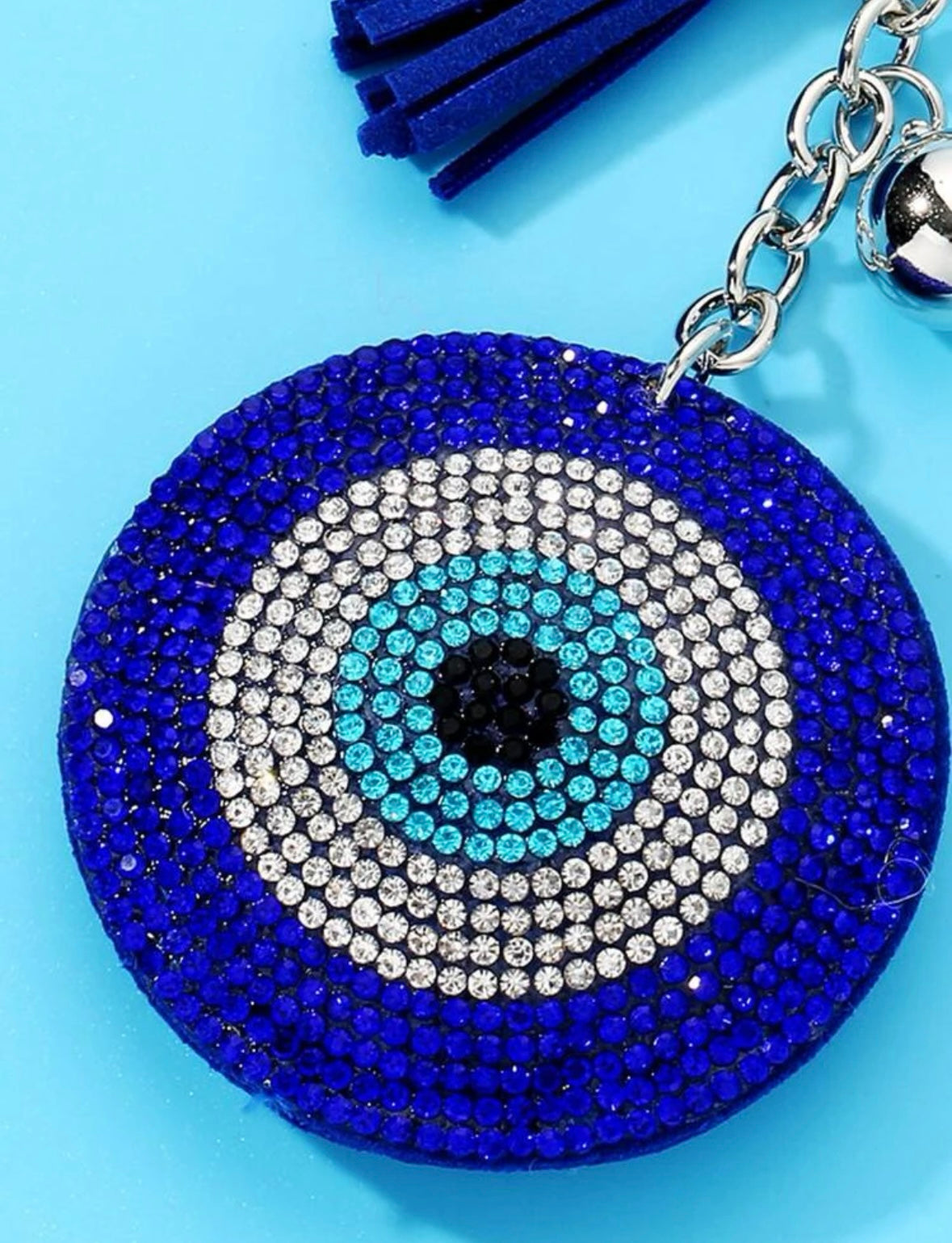 Porte-clés Bling mauvais œil