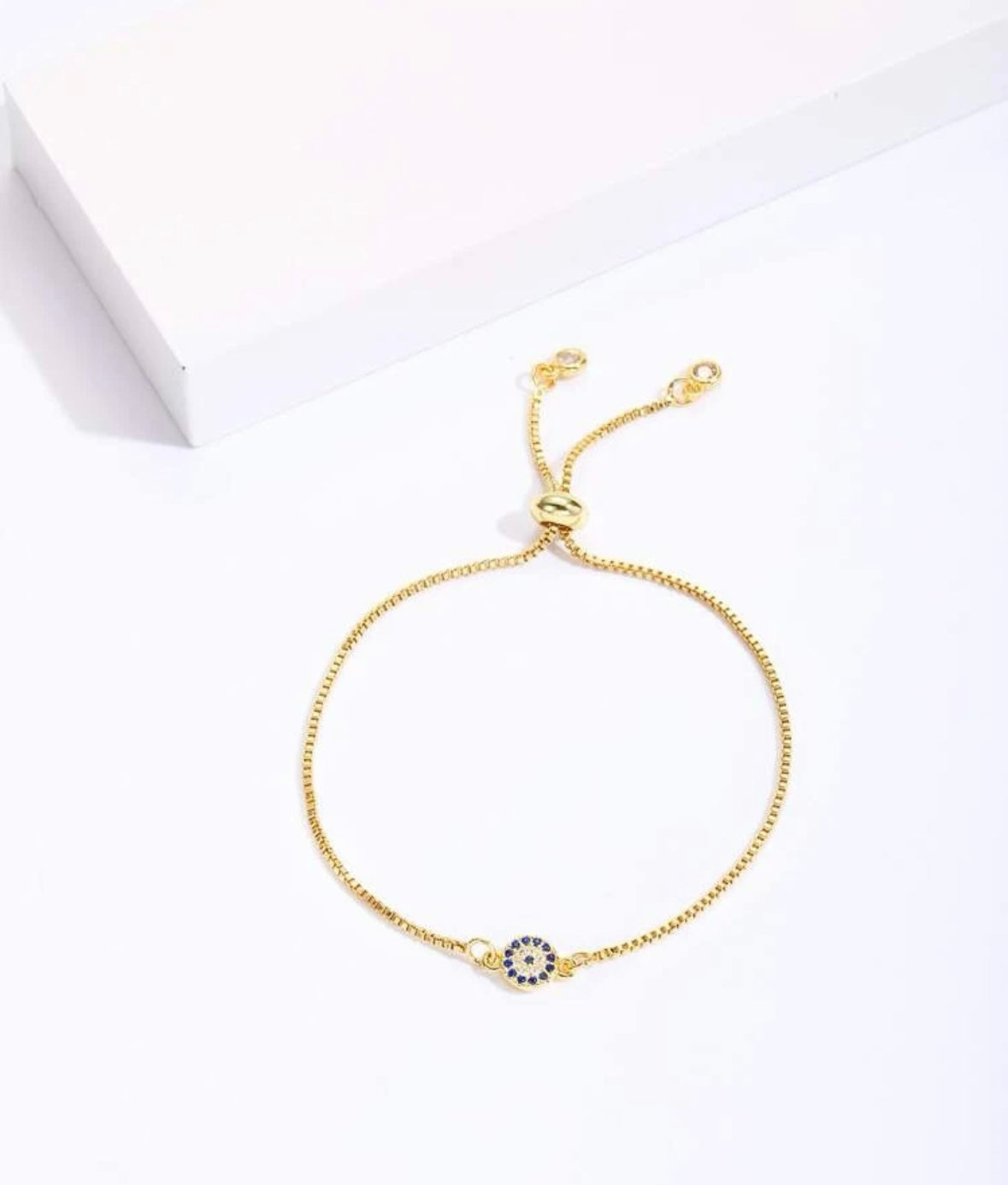 Classic Evil Eye Bracelet (Gold Color)