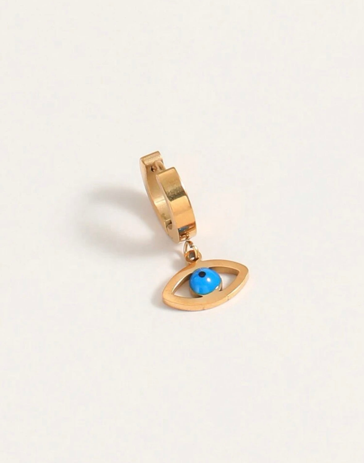 Almond Eye Huggie Earrings