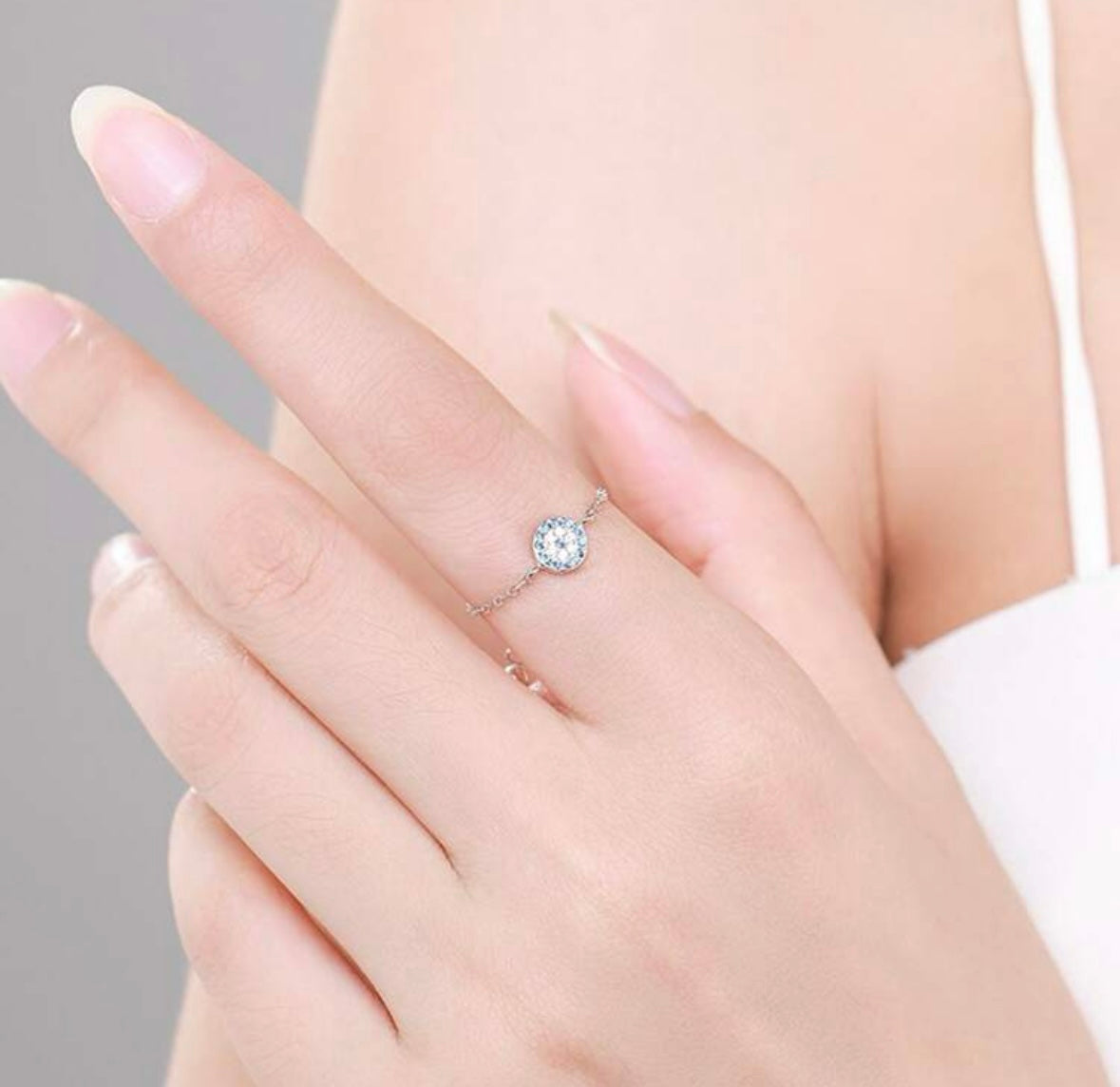 Bague Mati réglable Evil Eye 925