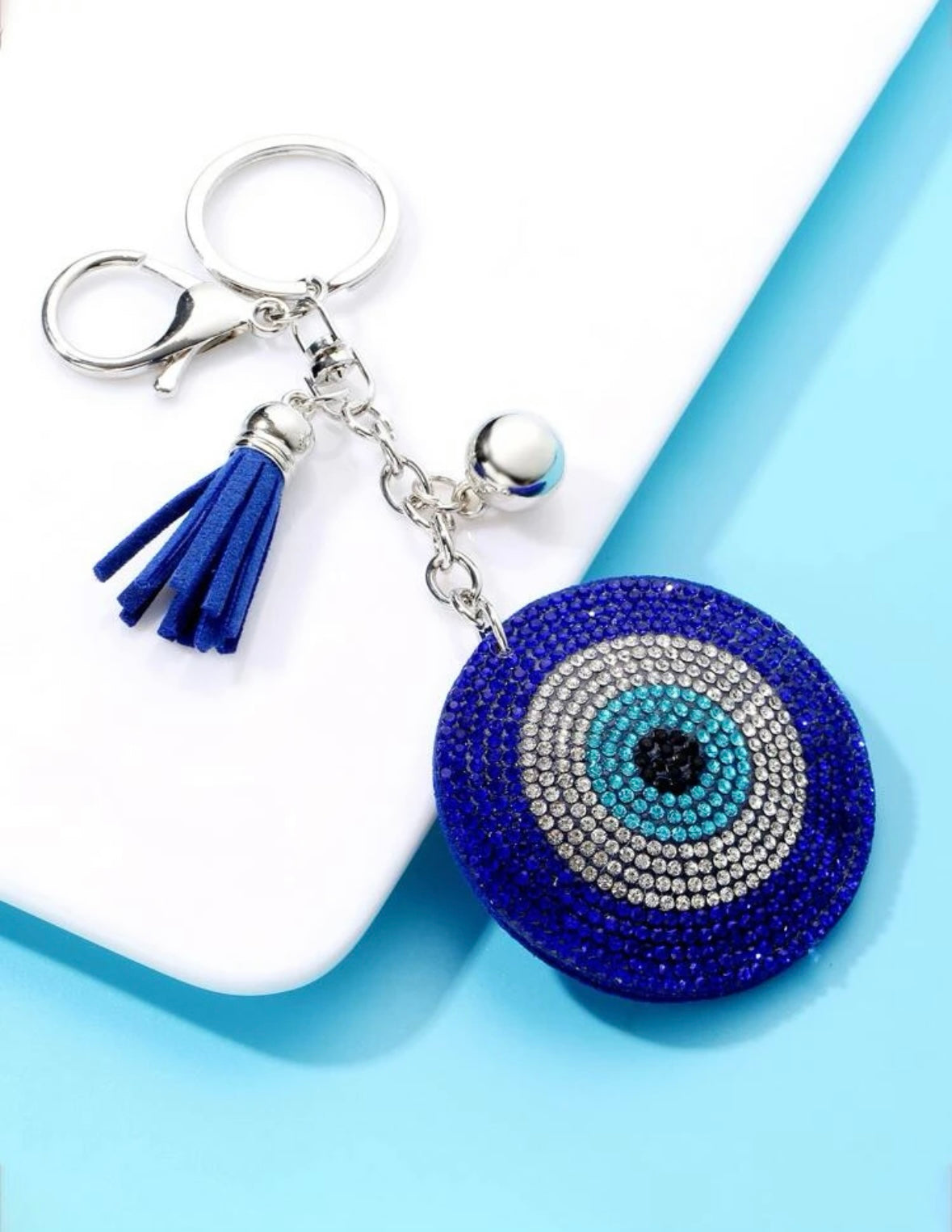 Porte-clés Bling mauvais œil