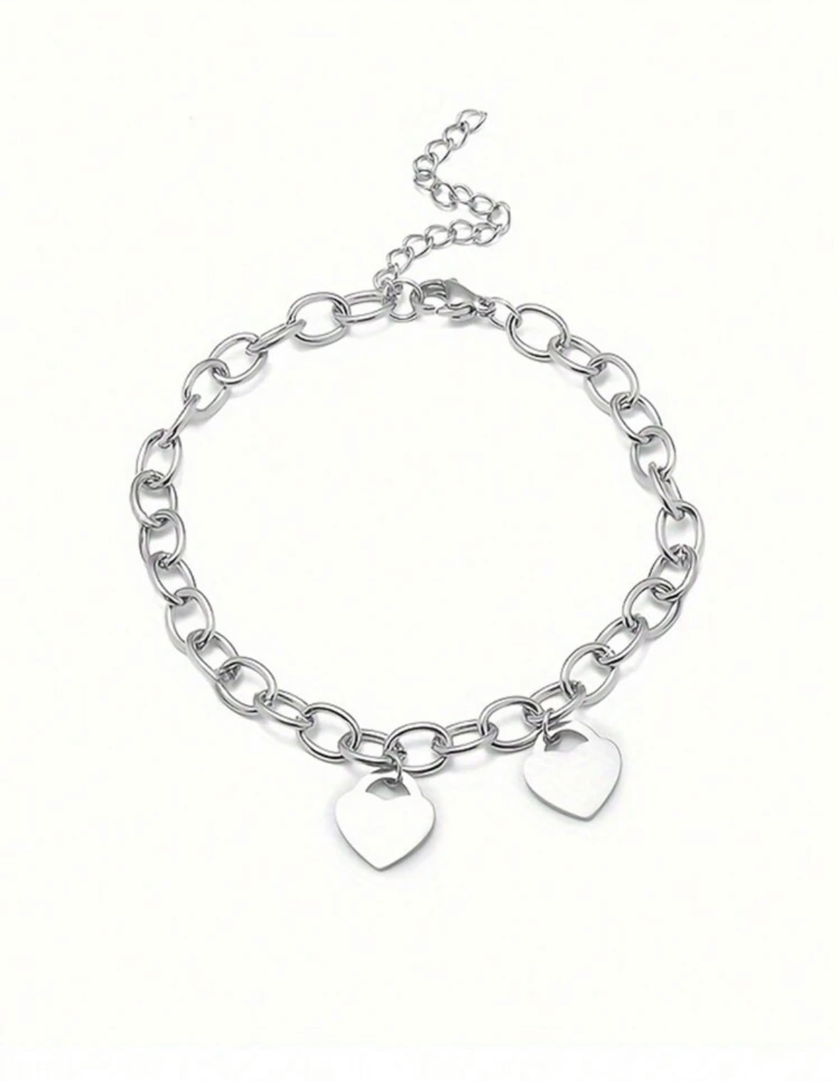 Custom Charm Heart Bracelet