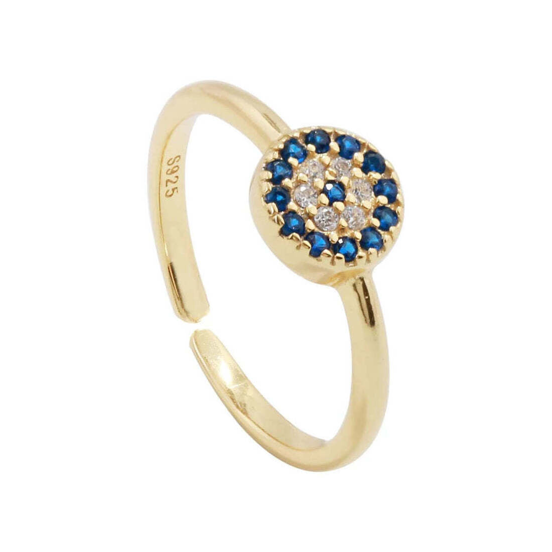 Bague classique Evil Eye 925 (couleur or)