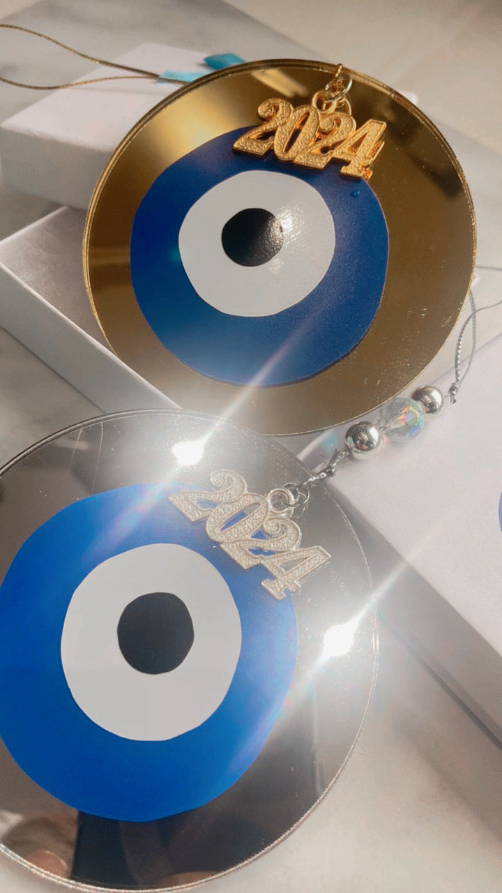 Evil Eye Mirror Ornaments