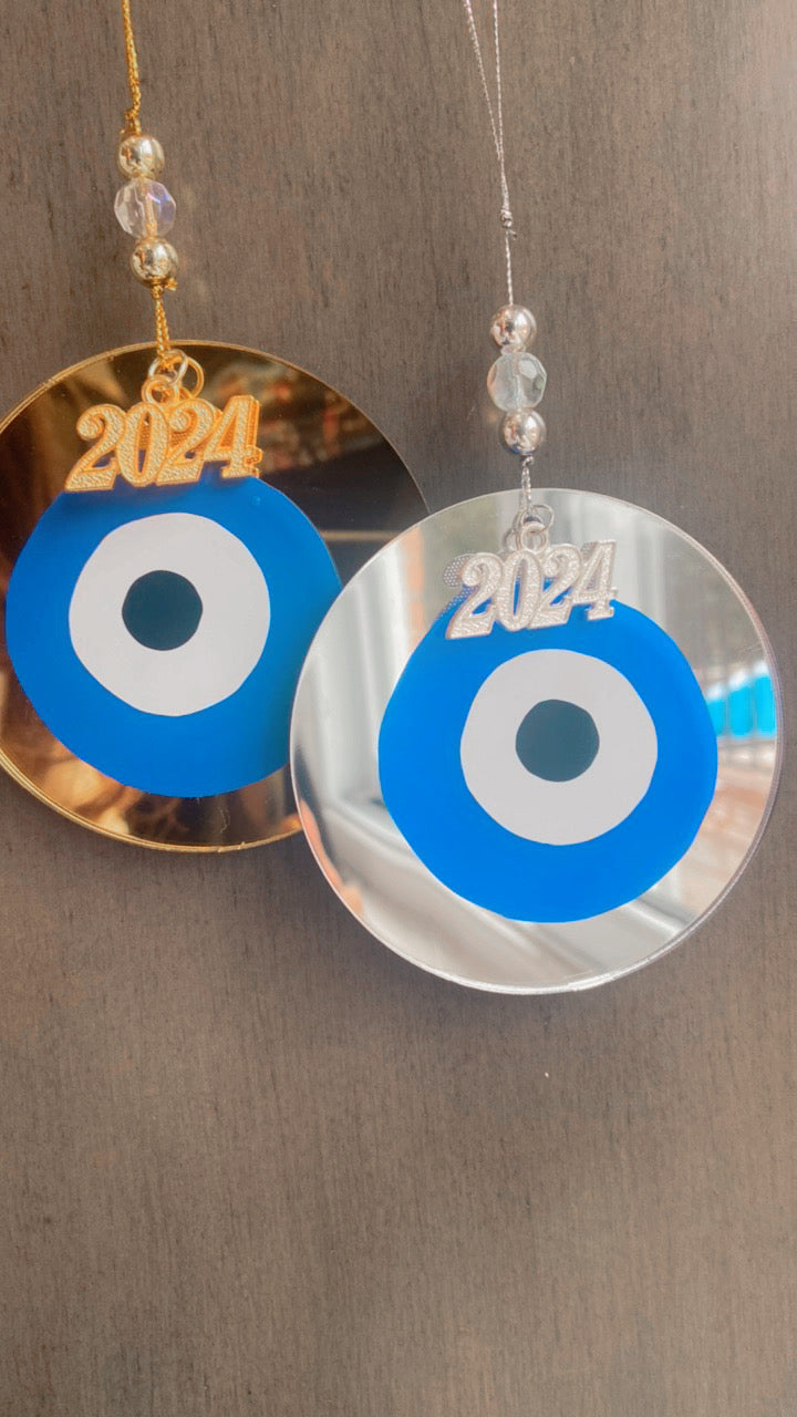 Evil Eye Mirror Ornaments