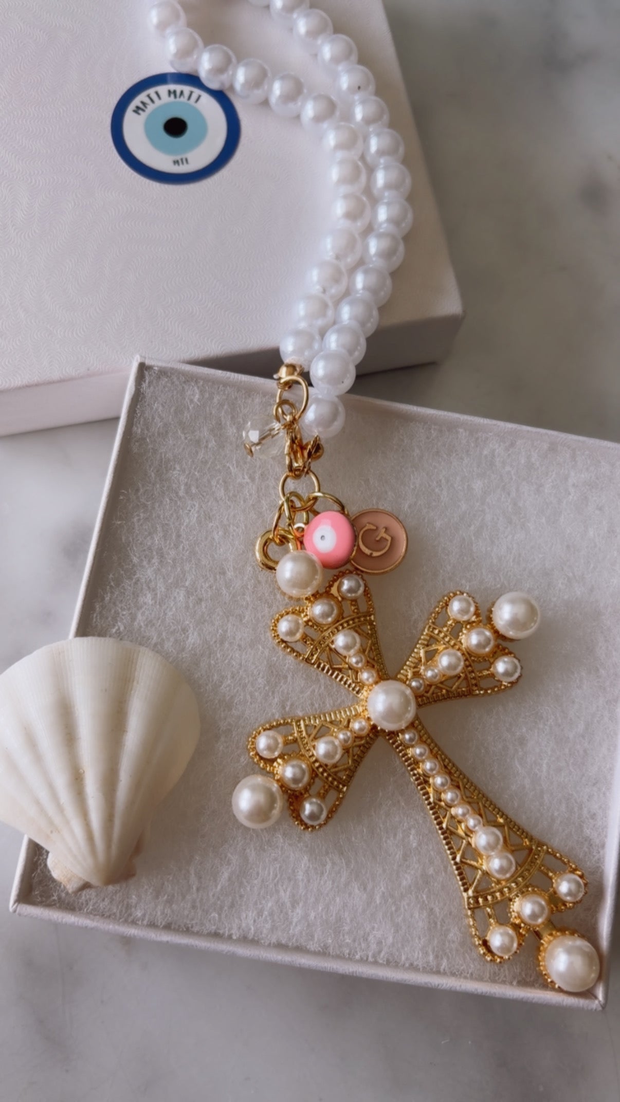 Pearl Stavros Charm