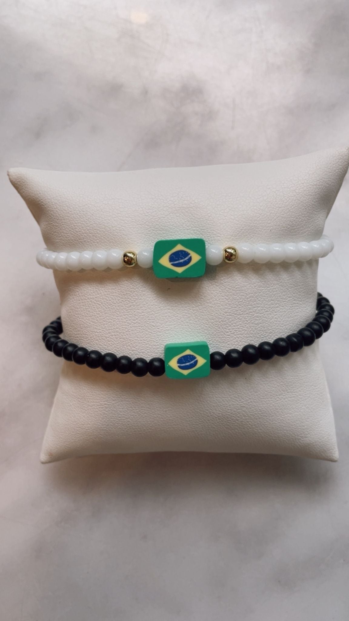 National Flag / Country Bracelet - White