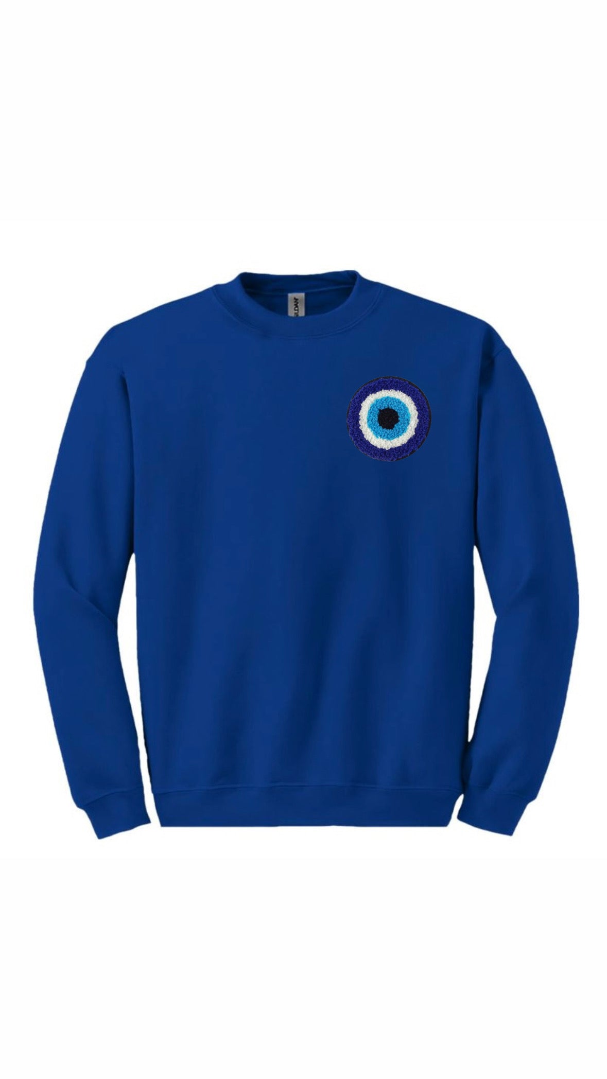 Mati Mati Plush Adult Crewneck Sweater (Blue)