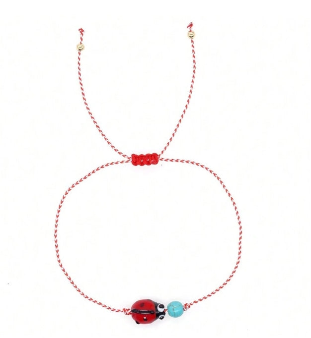March Spring Bracelet - Martis (Ladybug)