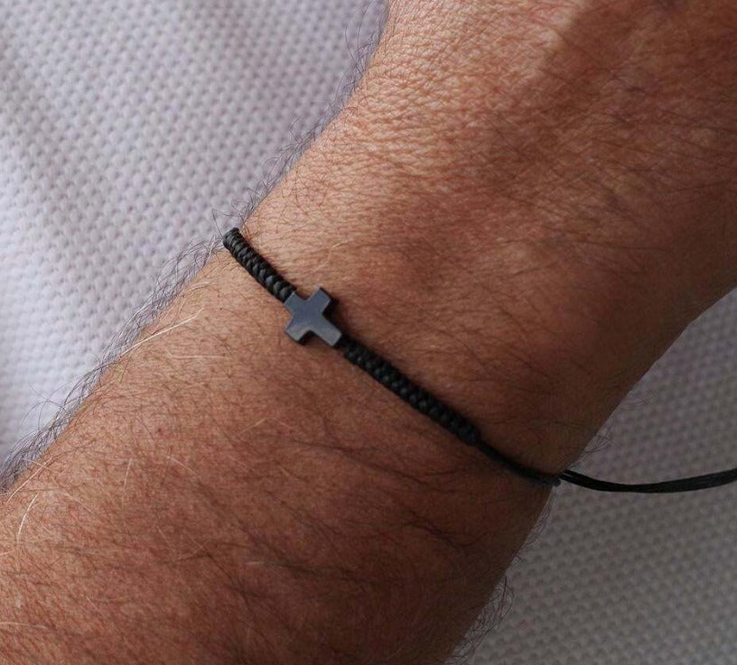 Cross Cord Bracelet