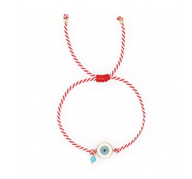 March Spring Bracelet - Martis (Enamel Evil Eye)