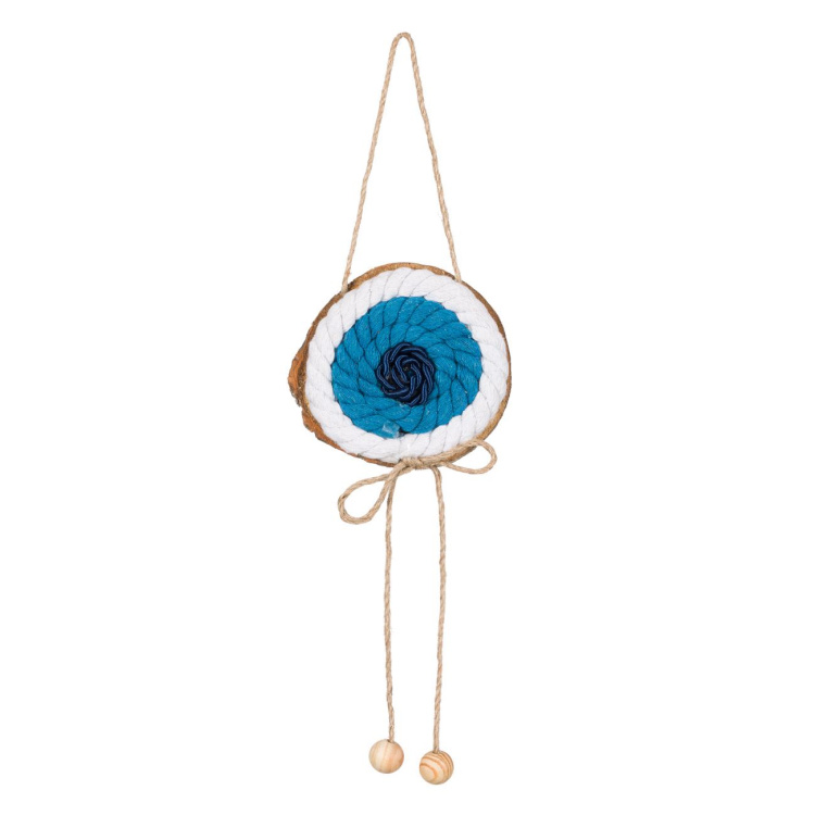 Wooden Evil Eye Decor