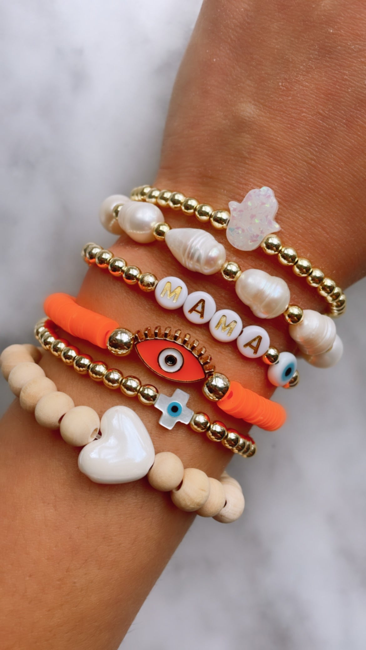 Bracelet Coeur En Céramique