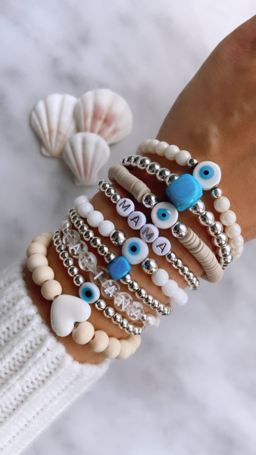 Bracelet Coeur En Céramique