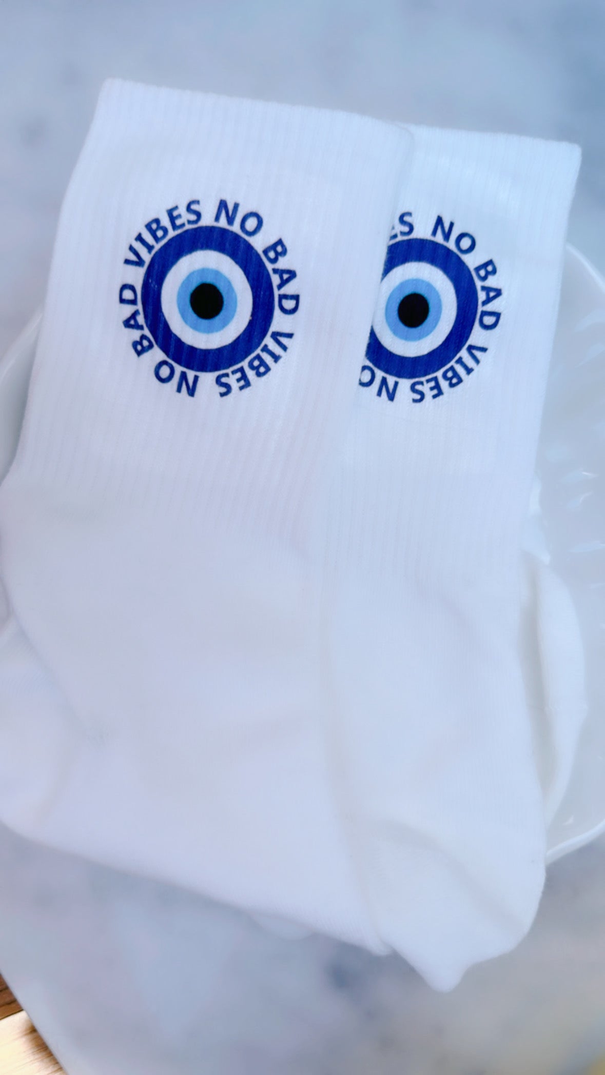 No Bad Vibes Socks