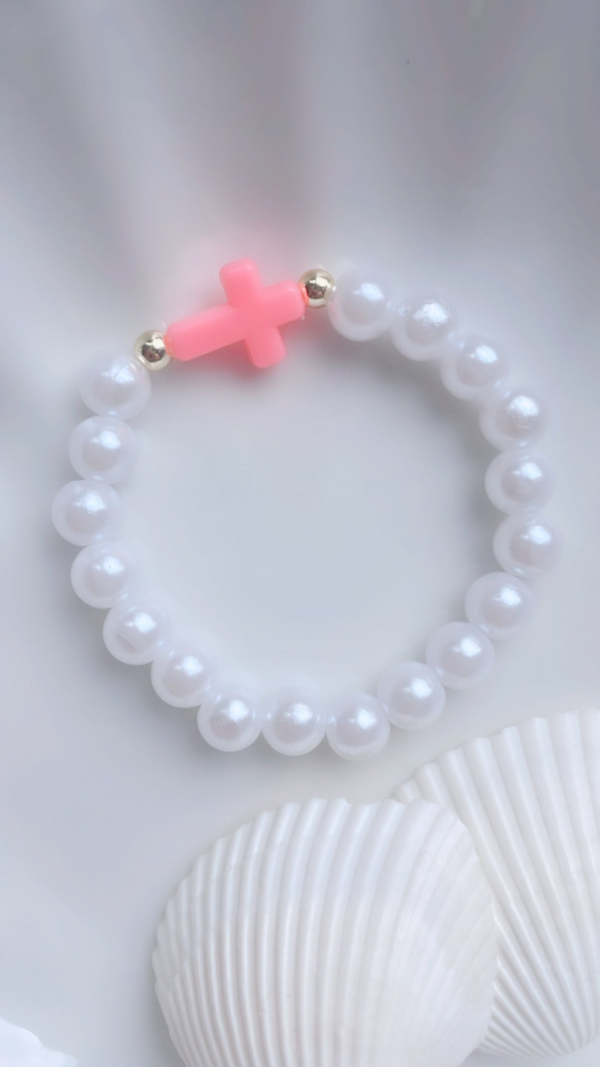 Pearl Cross Bracelet (Kids)