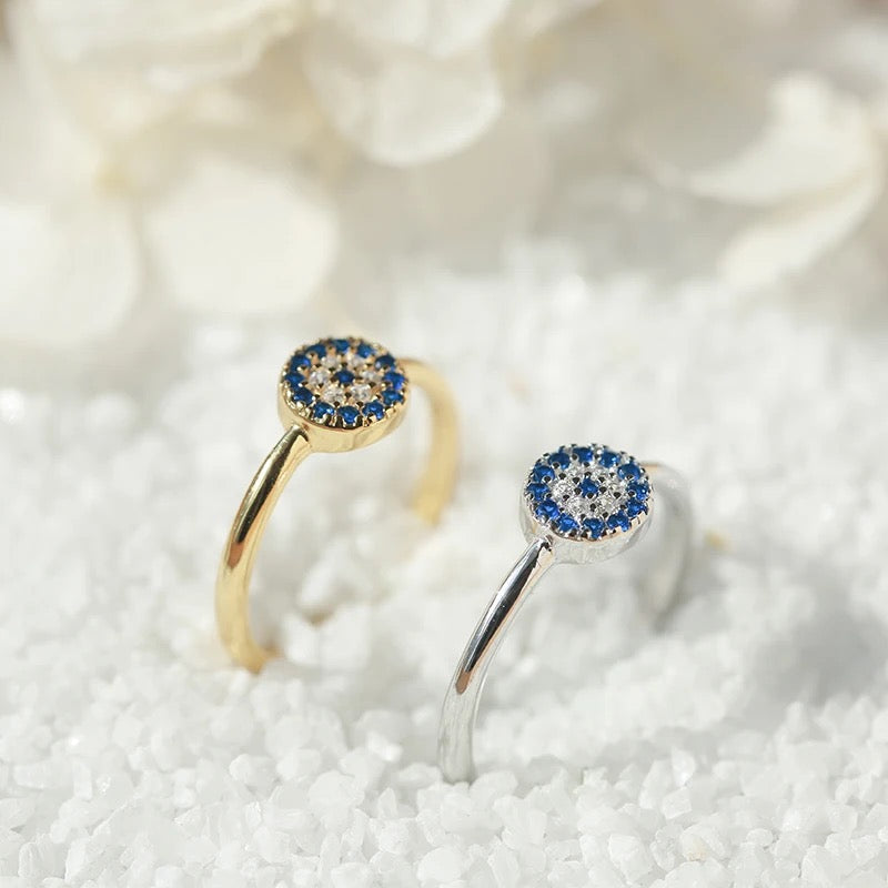 Classic Evil Eye 925 Ring (Silver Color)
