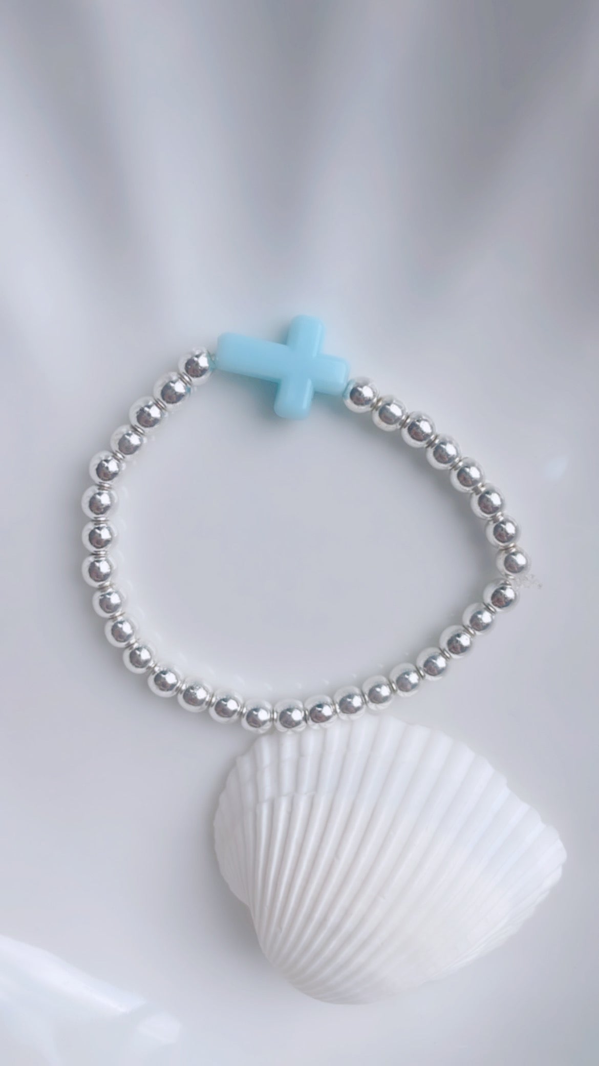 Cross Hematite Bracelet (Kids)
