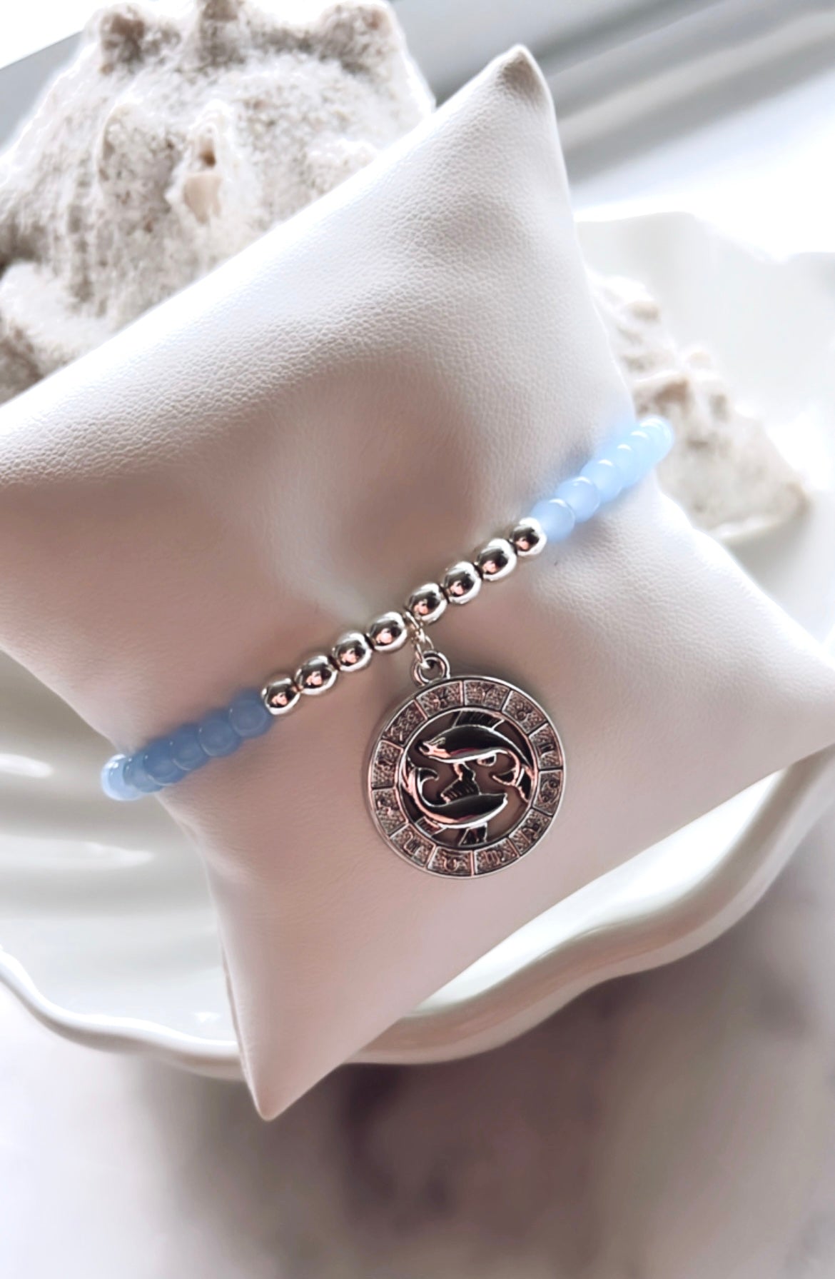 Zodiac Charm Bracelet (Rhinestone Charm)
