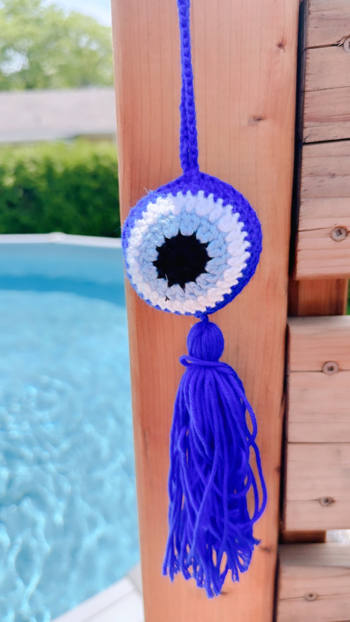 Crochet Evil Eye Home Decor