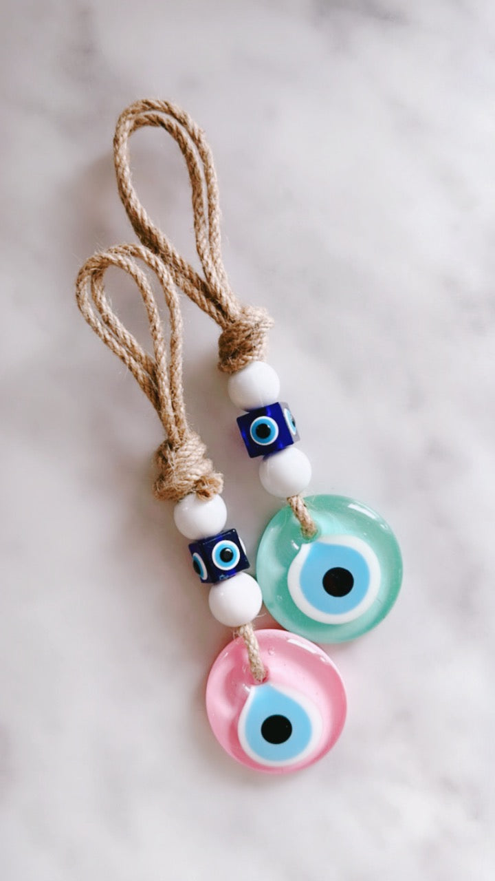 Pink Evil Eye Decor