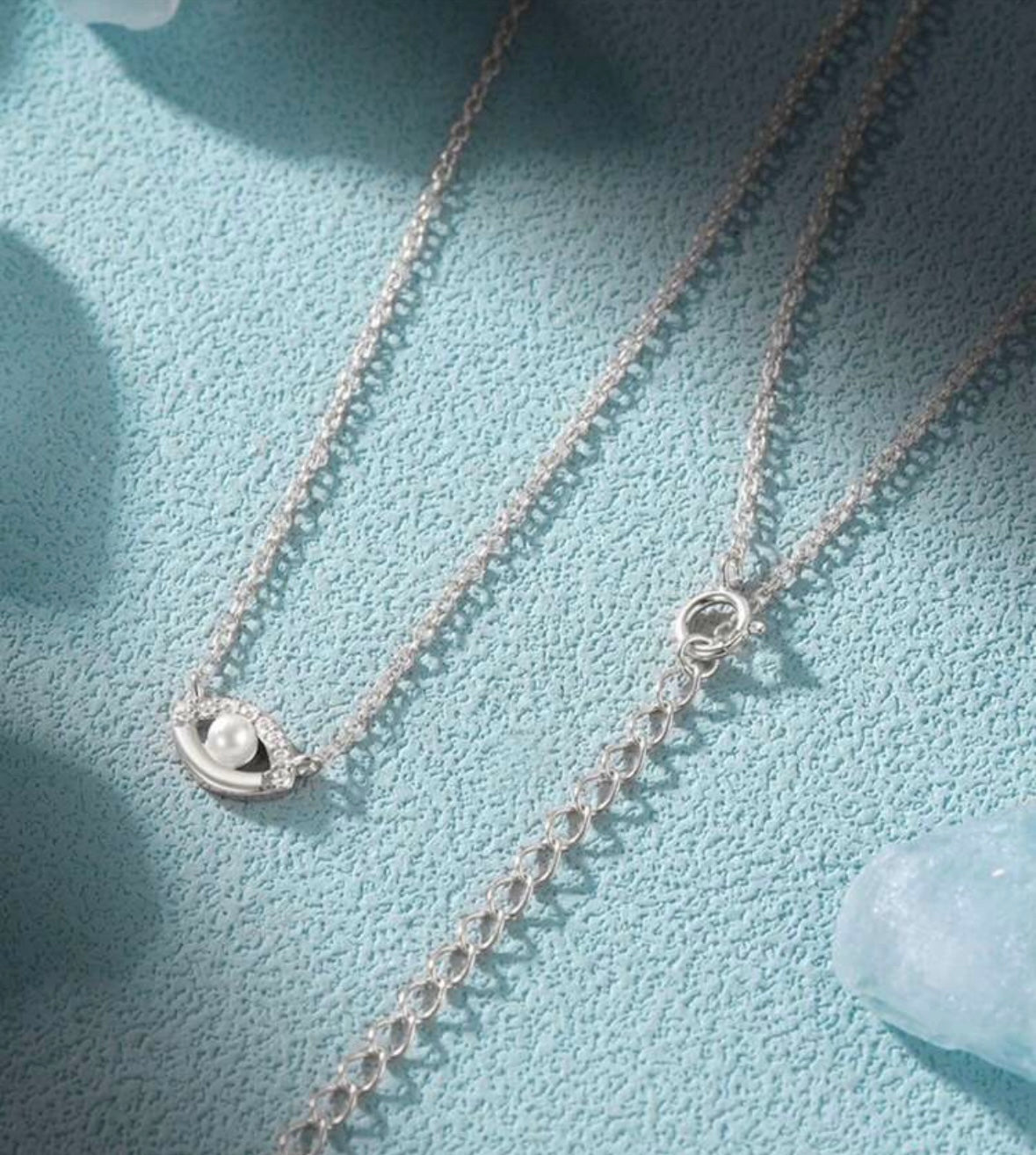 Almond Evil Eye 925 Necklace