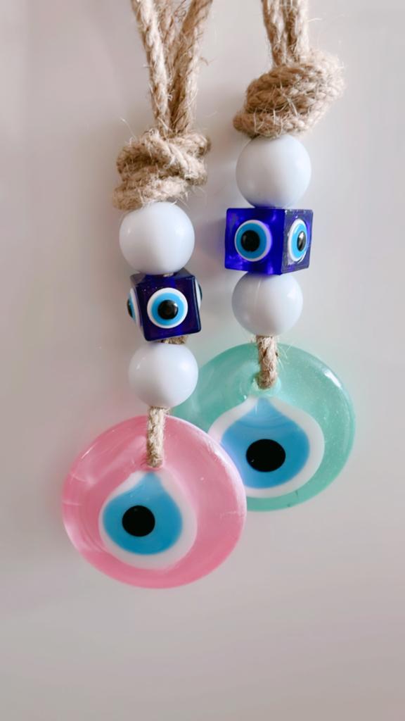 Pink Evil Eye Decor