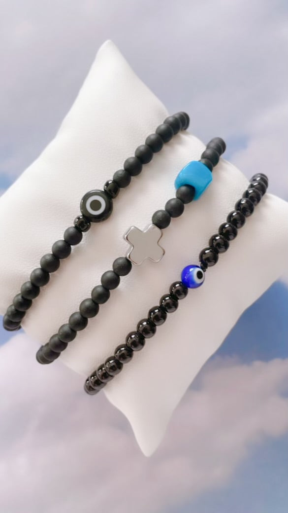 Good Vibes Mini Bead Stack (Hommes)