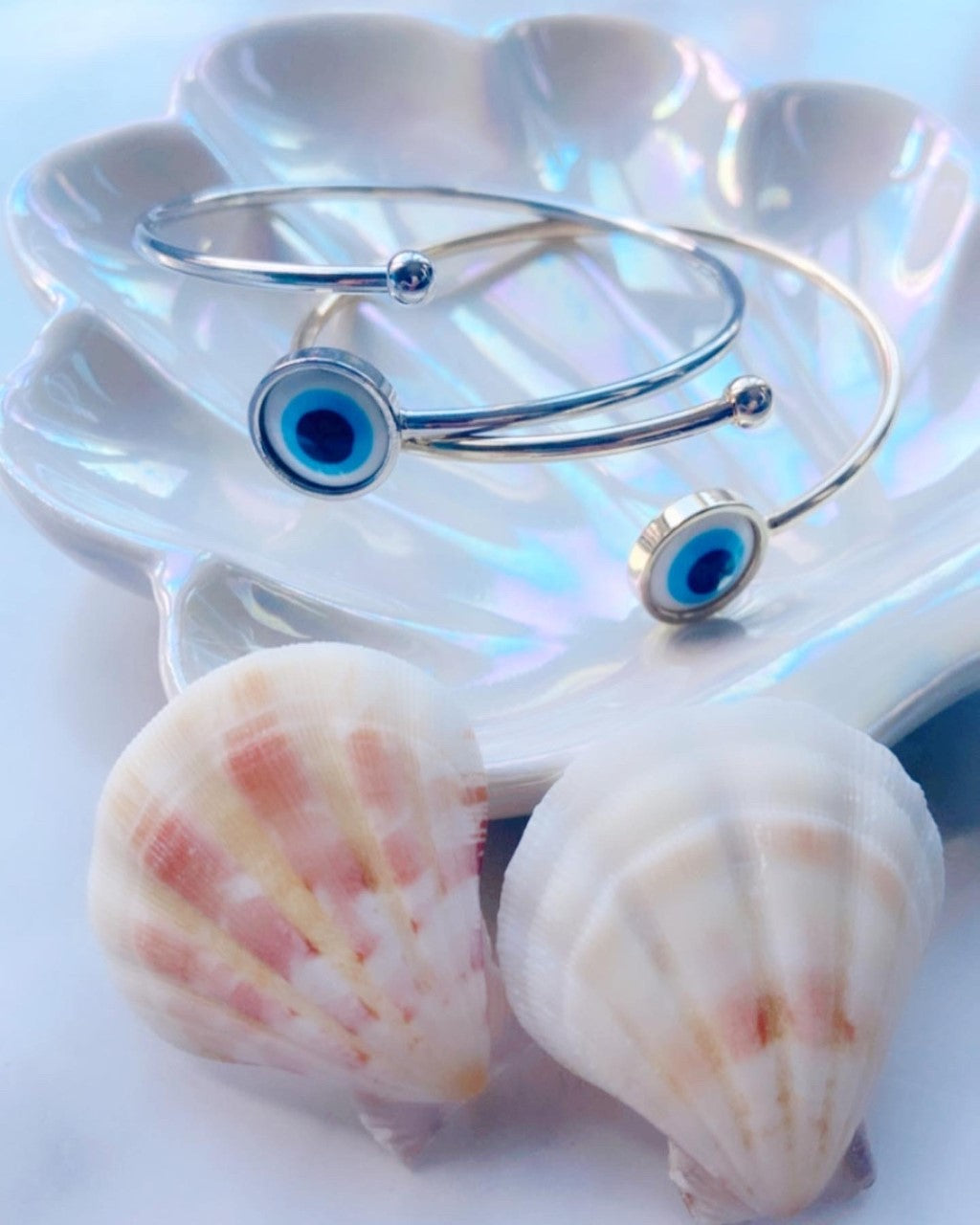 Bracelet mauvais œil (couleur or)