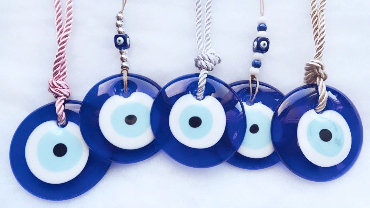 Glass Evil Eye Home Decor