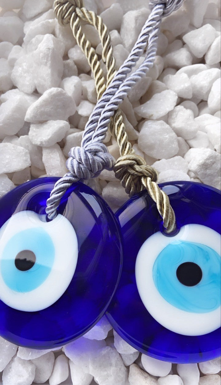 Glass Evil Eye Home Decor