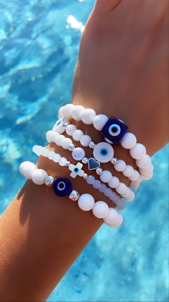 Santorini Bracelet (Large Beads - 8mm)