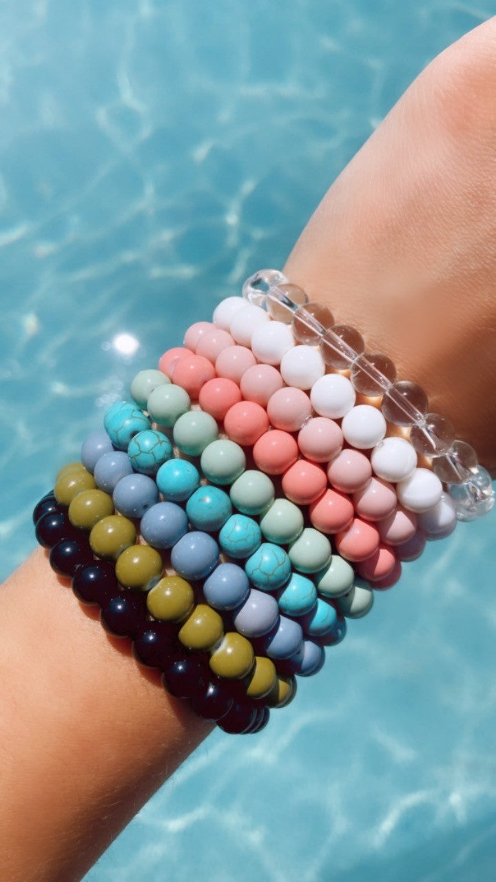 Santorini Bracelet (Large Beads - 8mm)