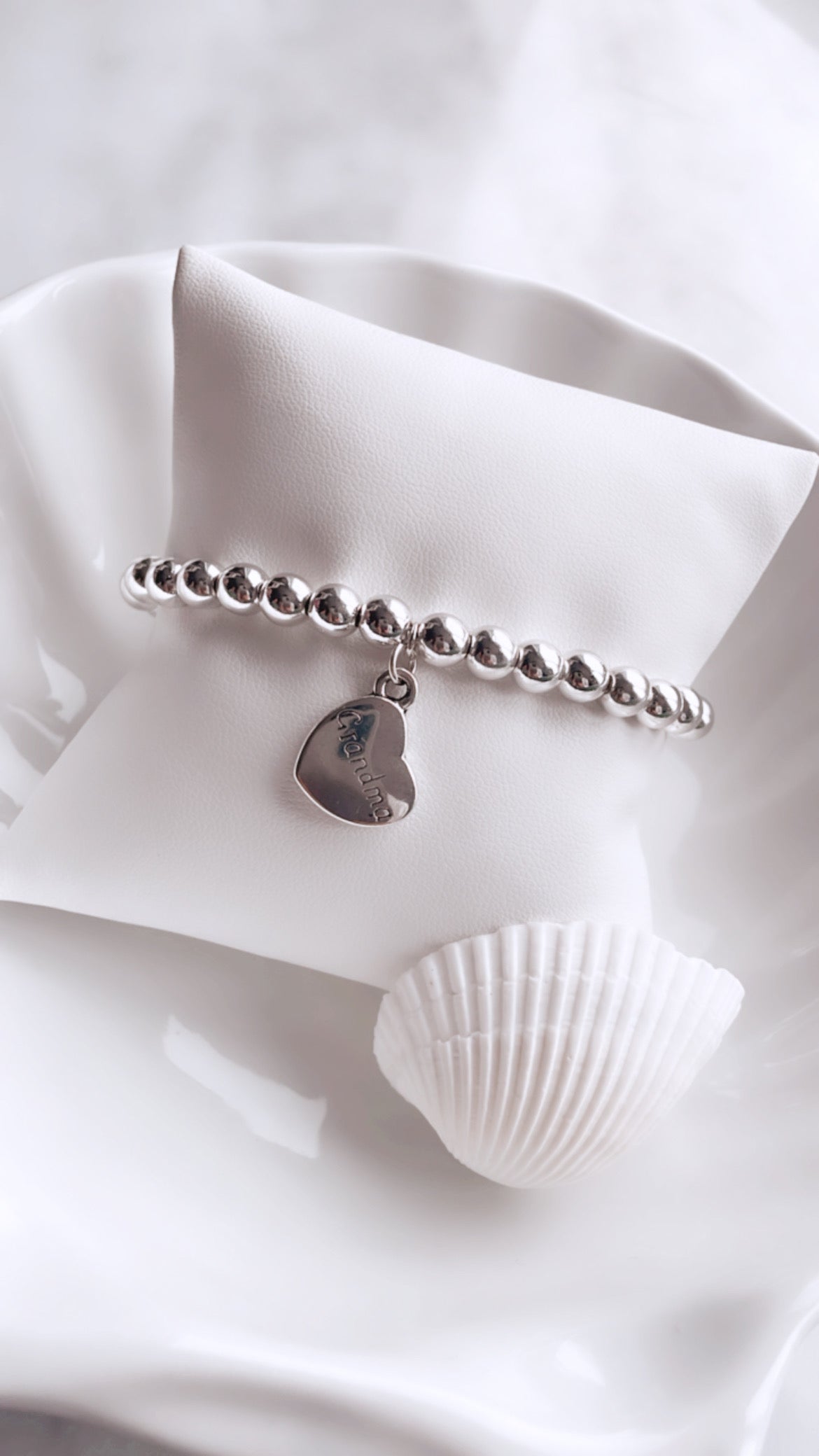 Heart Mom Charm Bracelet