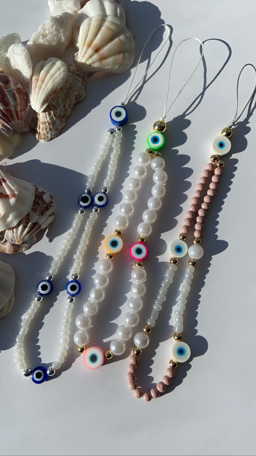 Neutral Evil Eye Phone Charm