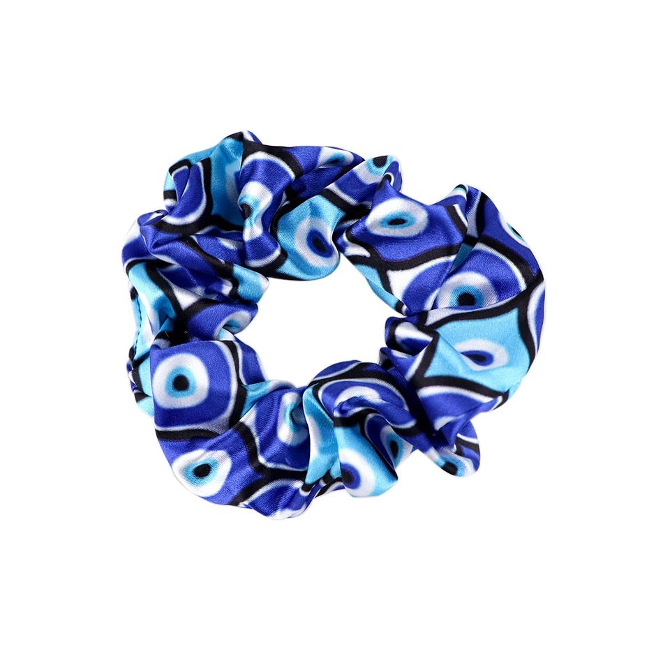 Evil Eye Hair Scrunchie